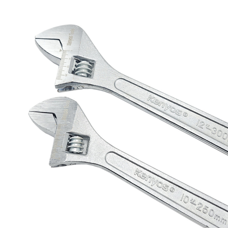 آچار فرانسه کنیوس کد 2 سایز 10-12 اینچ مجموعه 2 عددی