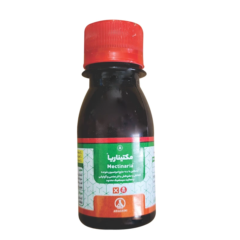 کنه کش آبامکتین آریا شیمی مدل مکتین حجم 60 میلی لیتر