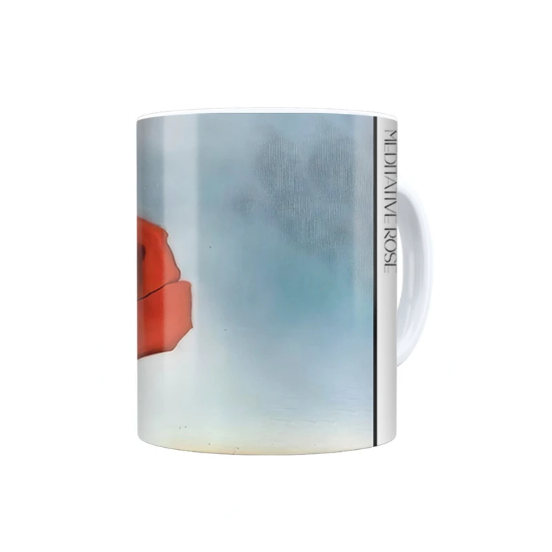 ماگ ترمه طراحان ایده مدل گل رز مراقبه ای از دالی کد art0735