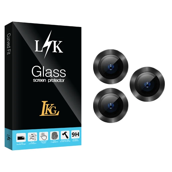 محافظ لنز گوشی ال کا جی مدل LK Glass FLL مناسب برای گوشی موبایل اپل iPhone 13 Pro