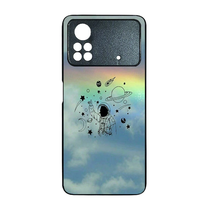 کاور گالری وبفر طرح فضانورد مناسب برای گوشی موبایل شیائومی poco x4 pro