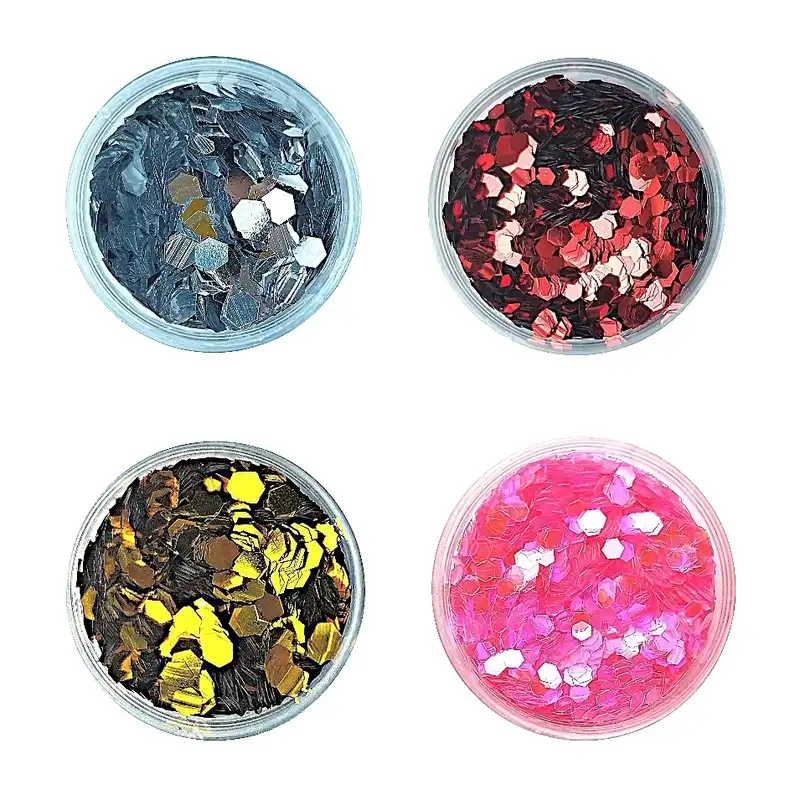 پولک ناخن مدل hipo مجموعه 4 عددی