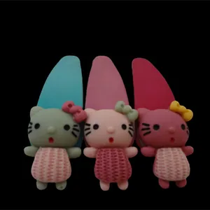 گیره مو دخترانه مدل گربه ای کد 20 بسته 3 عددی