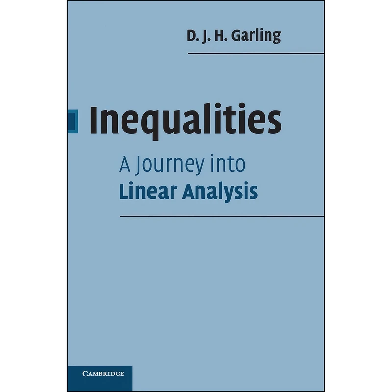 کتاب Inequalities اثر D. J. H. Garling انتشارات Cambridge University Press