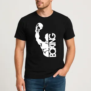 تی شرت آستین کوتاه مردانه طرح بوکس کد 34384