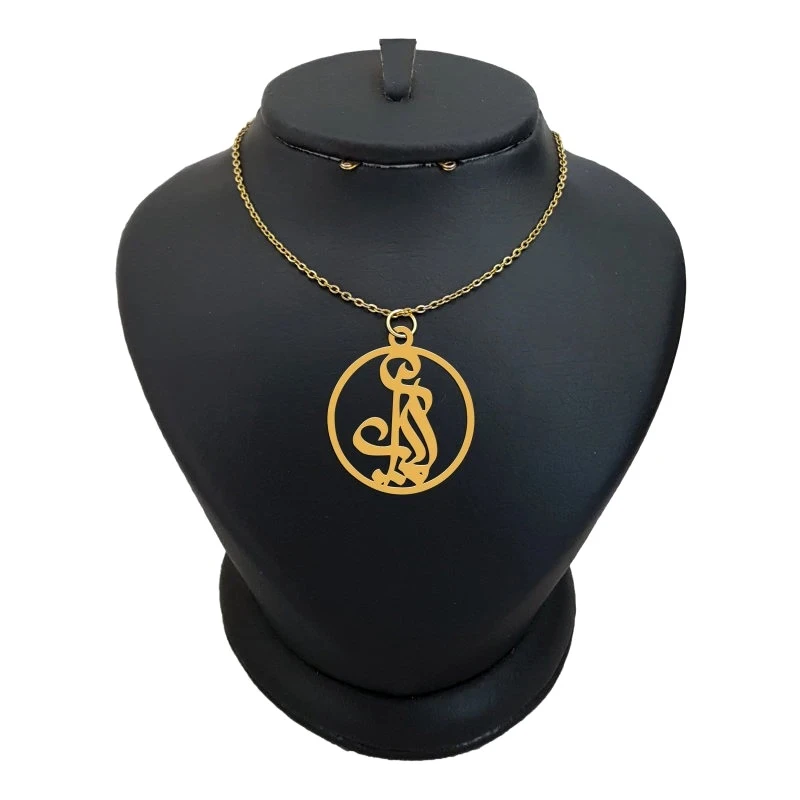 گردنبند زنانه هایکا مدل اسم المیرا کد j-ha 178