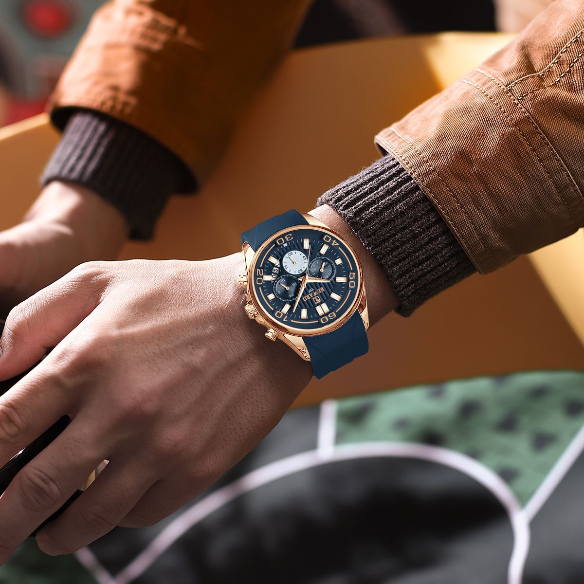 ساعت مچی عقربهای مردانه ریوارد مدل 83036M - - 4