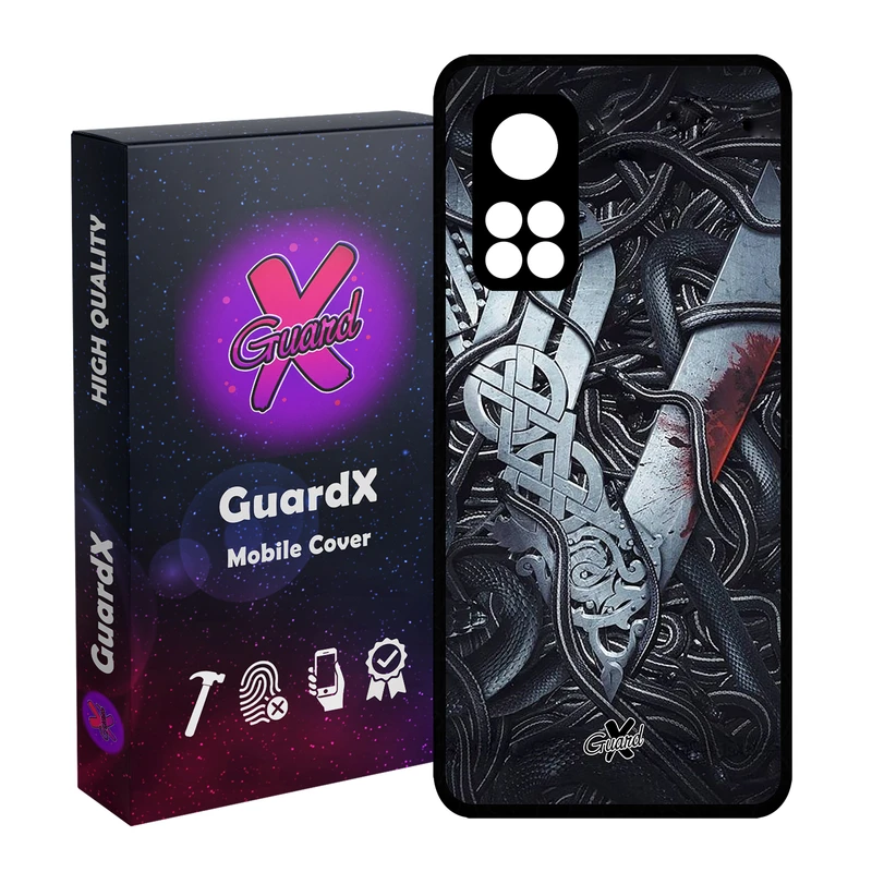 کاور گارد ایکس طرح Vikings مدل Glass10221 مناسب برای گوشی موبایل شیائومی Mi 10T / Mi 10T Pro