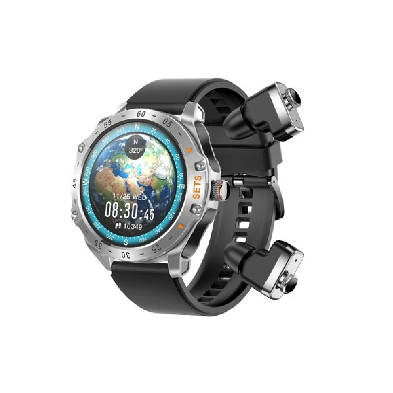 ساعت هوشمند 44 میلی متری گرین لاین مدل EMD HYPE بند سیلیکون