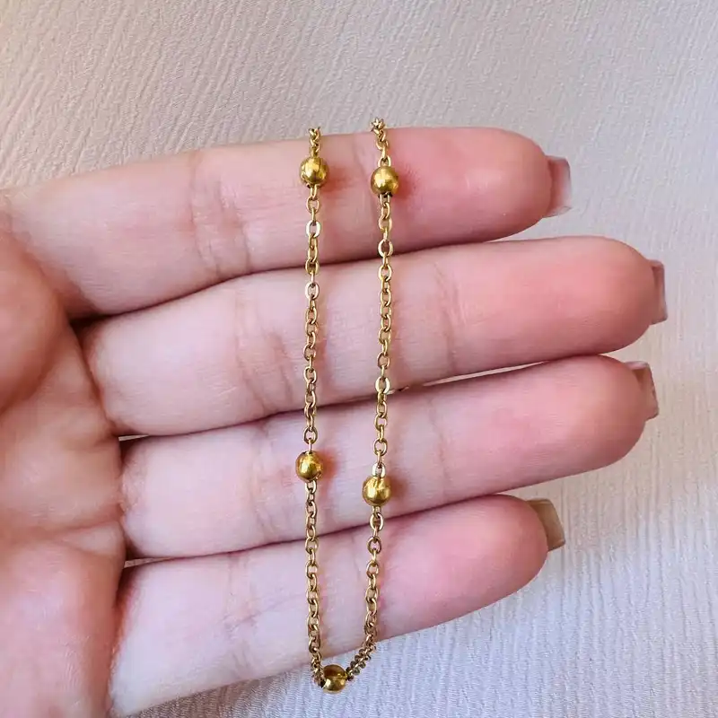 زنجیر زنانه مدل توپی