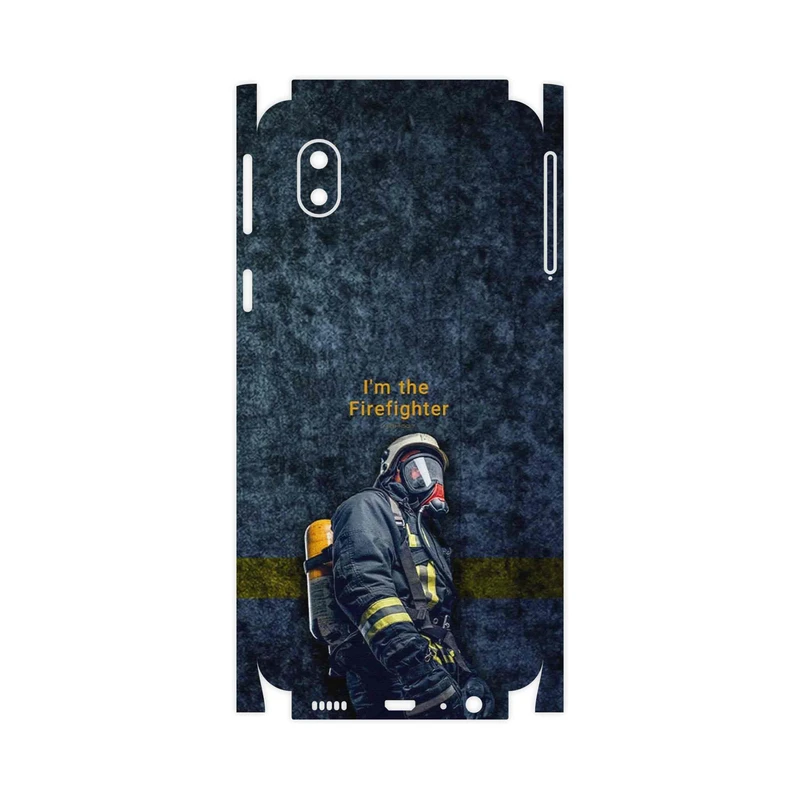 برچسب پوششی ماهوت مدل Firefighter-FullSkin مناسب برای گوشی موبایل سامسونگ Galaxy A01 Core