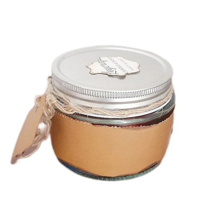 شمع لیوانی معطر مدل کهکشان رایحه نعنا زمان اتمام 60 ساعت