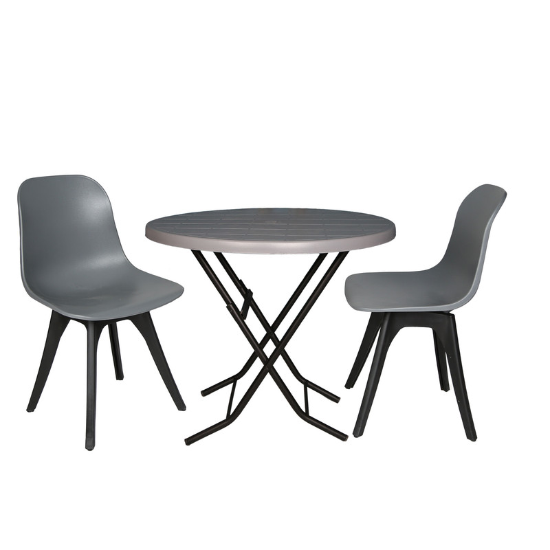 میز و صندلی ناهارخوری دونفره مدل مایا فایبرگلاس