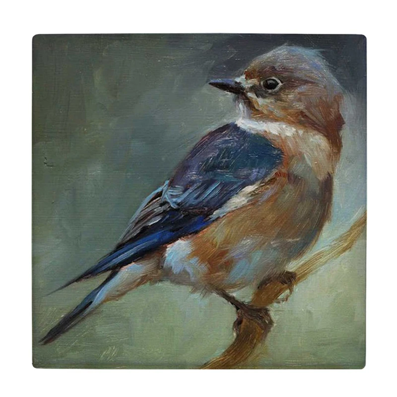 زیر لیوانی طرح نقاشی پرنده کد    3261621_542