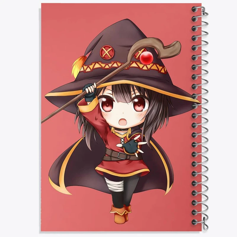 دفتر نت موسیقی 50 برگ خندالو مدل مگومین انیمه کونوسوبا Konosuba کد 27327