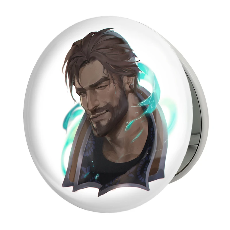 آینه جیبی خندالو طرح بازی ولورانت (Valorant) مدل تاشو کد 33069