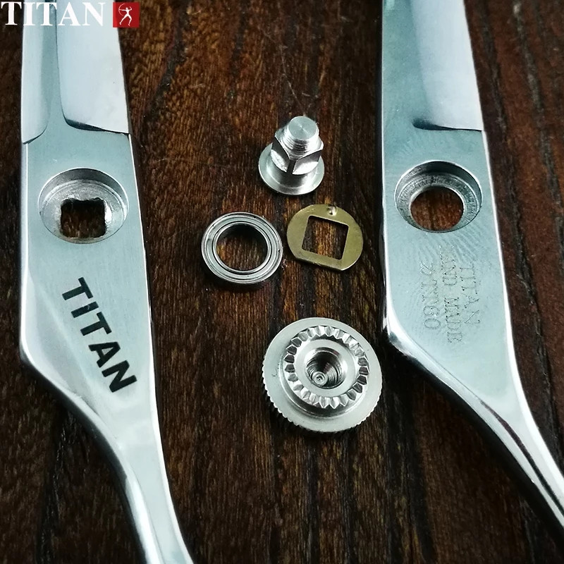 قیچی آرایشگری تیتان مدل TT60 مجموعه 2 عددی