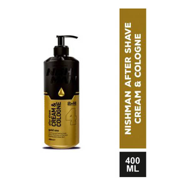 کرم افتر شیو نیش من مدل Gold One حجم 400 میلی لیتر