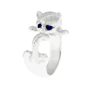 بند انگشتی زنانه برانت طرح گربه خسته