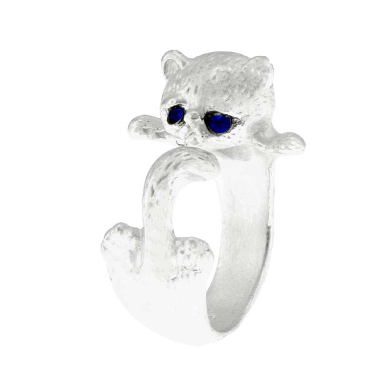 بند انگشتی زنانه برانت طرح گربه خسته