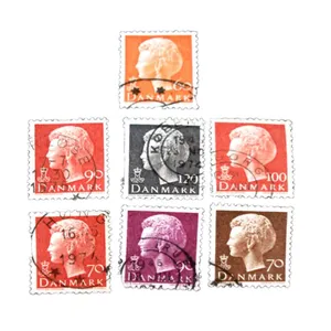 تمبر یادگاری مدل تاریخی دانمارک کد DS4831 مجموعه 7 عددی