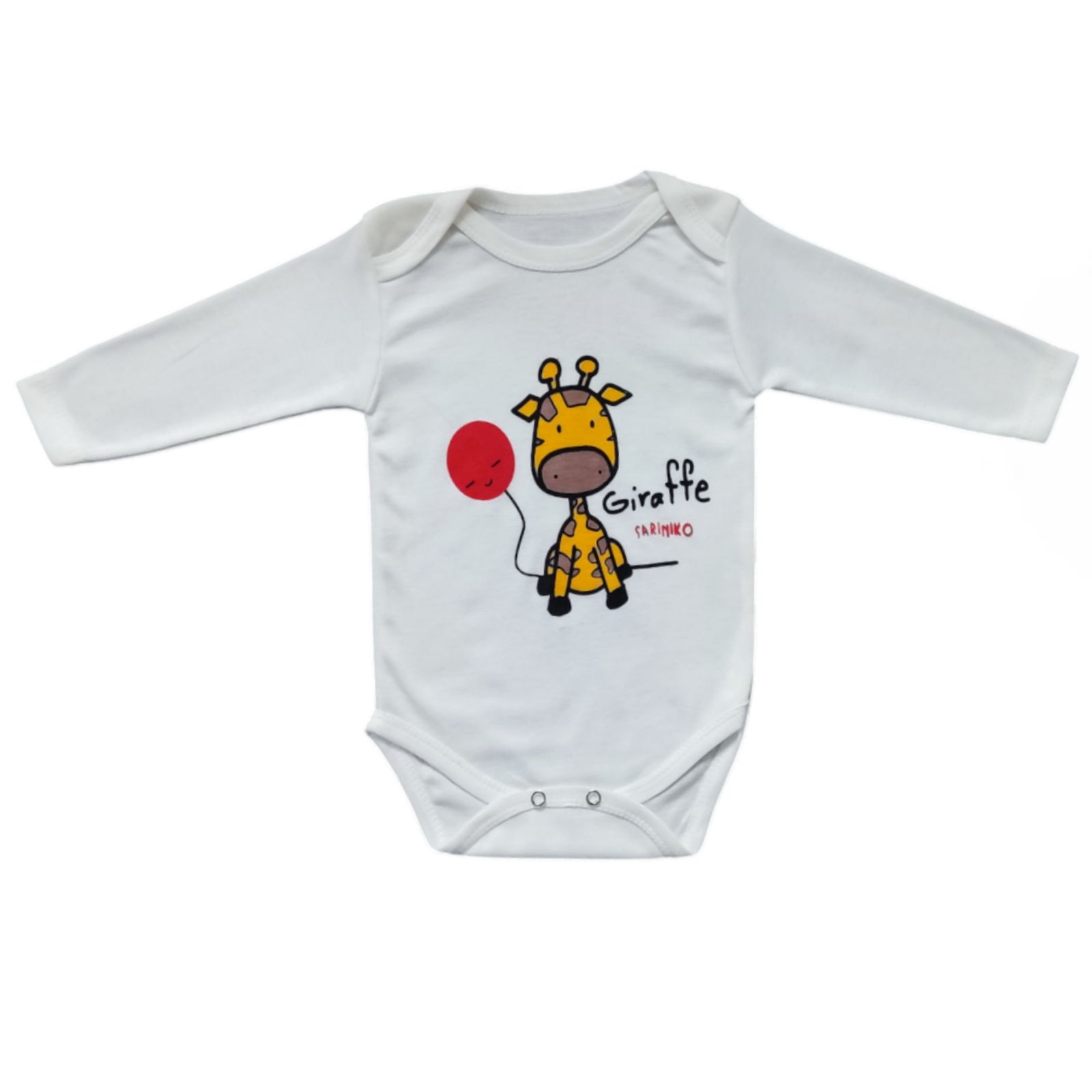 ست 3 تکه لباس نوزادی سرینیکو مدل Mini giraffe کد A410 - - 3