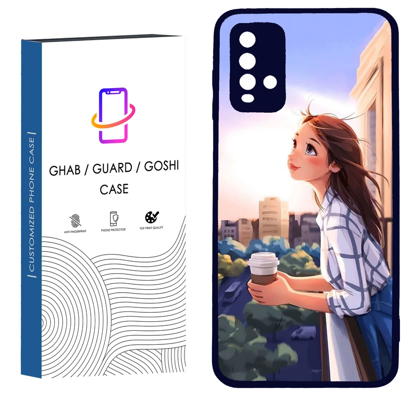 کاور قاب گارد گوشی طرح دخترانه کد - TPU - BN مناسب برای گوشی موبایل  شیائومی Redmi Note 9 4G / Redmi 9T