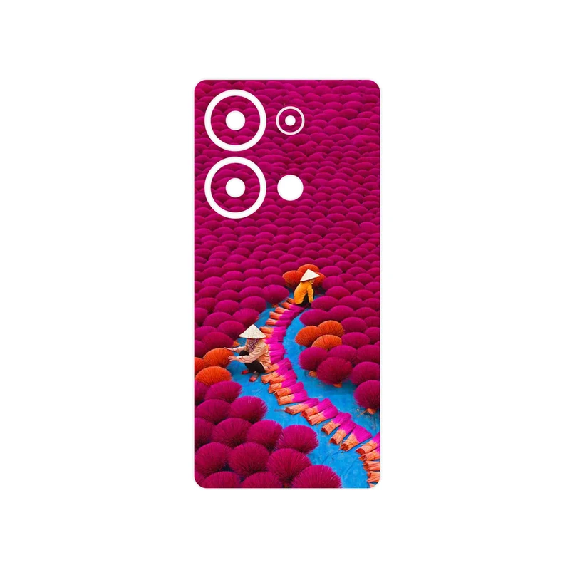 برچسب پوششی ماهوت مدل Vietnam Incense Wood Farms مناسب برای گوشی موبایل شیائومی Poco M6 Pro 4G