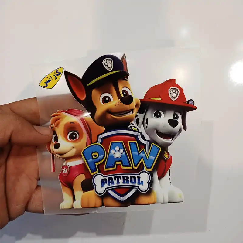 استیکر پارچه و لباس کارانس طرح سگ های نگهبان مدل AST-42