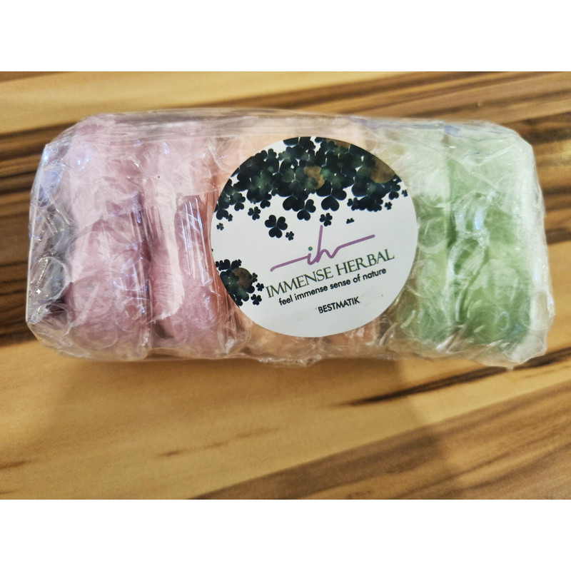 کوکتل پدیکور ایمنس هربال مدل پاپی وزن 320 گرم بسته 9 عددی