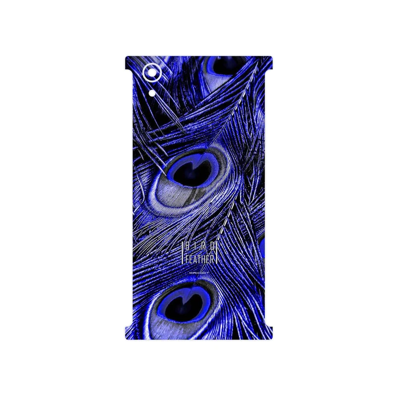 برچسب پوششی ماهوت مدل Purple Feather مناسب برای گوشی موبایل سونی Xperia XA1 Plus