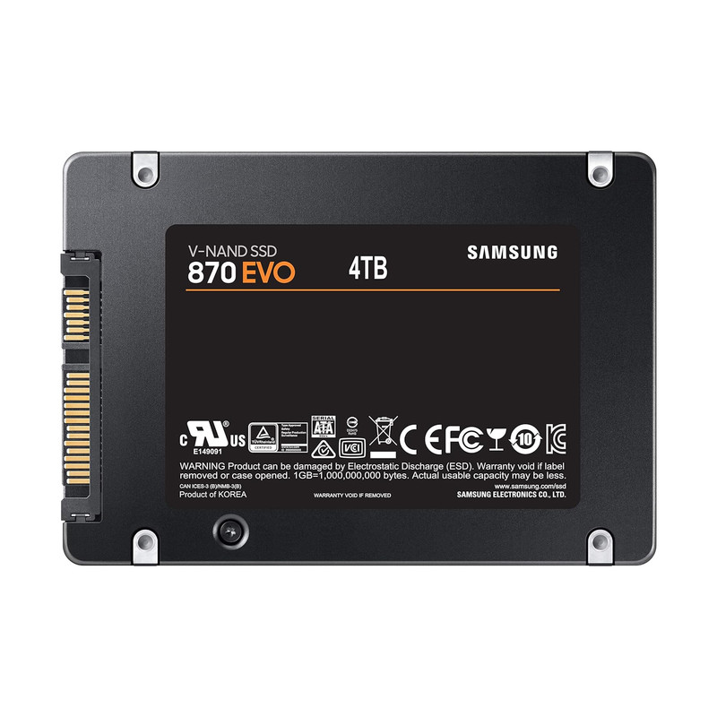 اس اس دی اینترنال سامسونگ مدل EVO 870 ظرفیت 4 ترابایت