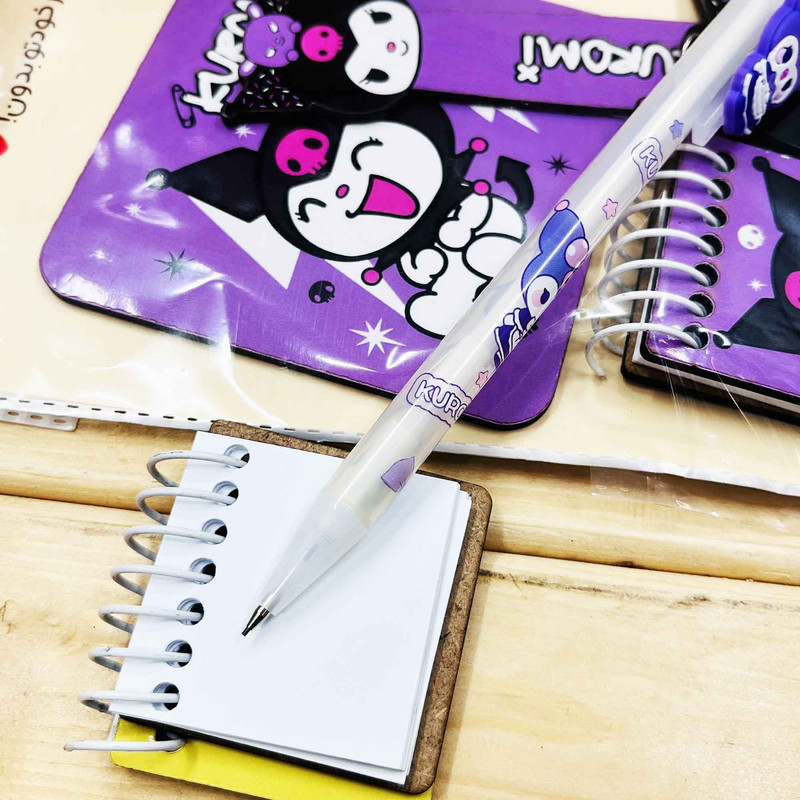 بسته لوازم تحریر مدل کرومی کد 44 مجموعه 8 عددی