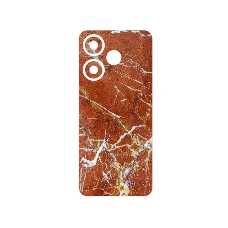 برچسب پوششی ماهوت مدل Red Marble مناسب برای گوشی موبایل شیائومی Redmi 13