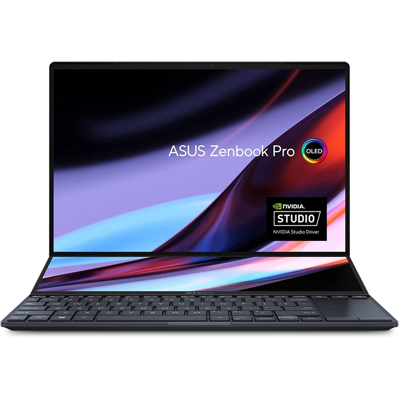 لپ تاپ 14.5 اینچی ایسوس مدل ZenBook Pro Duo 14 UX8402ZE-M3026W-i7 16GB 1SSD RTX3050Ti W عکس شماره 1