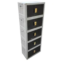 فایل اداری مدل کابینتی تاشو 5 طبقه کد D0500