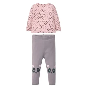 ست تی شرت و شلوار دخترانه لوپیلو مدل 8472080