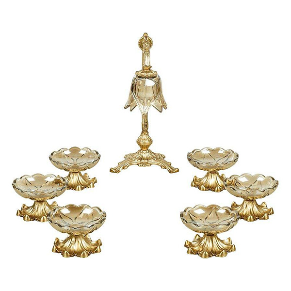مجموعه ظروف هفت سین 7 پارچه چشمه نور مدل C2954/6-A