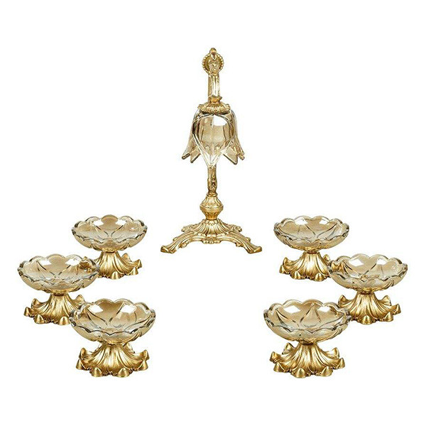مجموعه ظروف هفت سین 7 پارچه چشمه نور مدل C2954/6-A