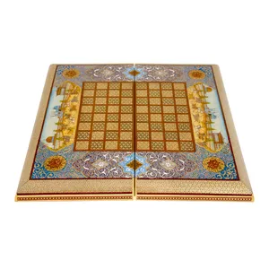 صفحه شطرنج خاتم کاری خادم ملّت کد 1323