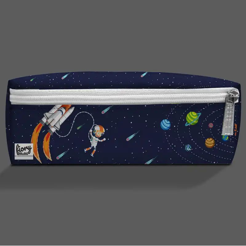 جامدادی مستر راد مدل سه زیپ طرح کهکشانی کد 2507