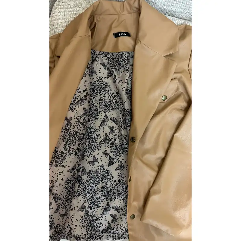 کت چرم زنانه مدل Sar-leth-02