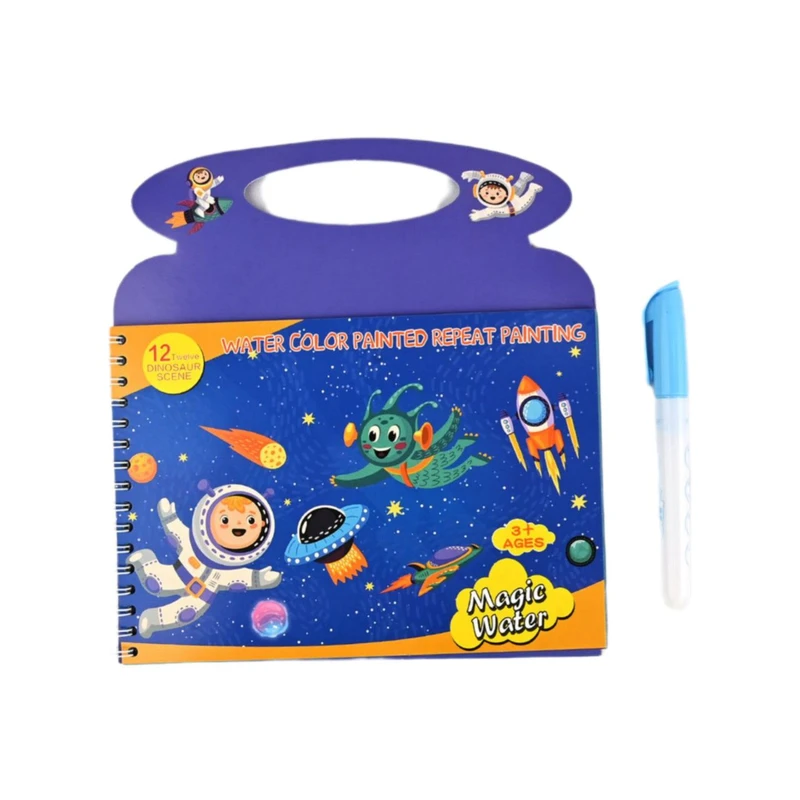 بازی آموزشی رنگ آمیزی مدل مجیک واتر طرح پسر فضانورد