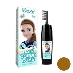 فوم رنگ مو موقت دکسی مدل Comb حجم 200 میلی لیتر رنگ قهوه ای