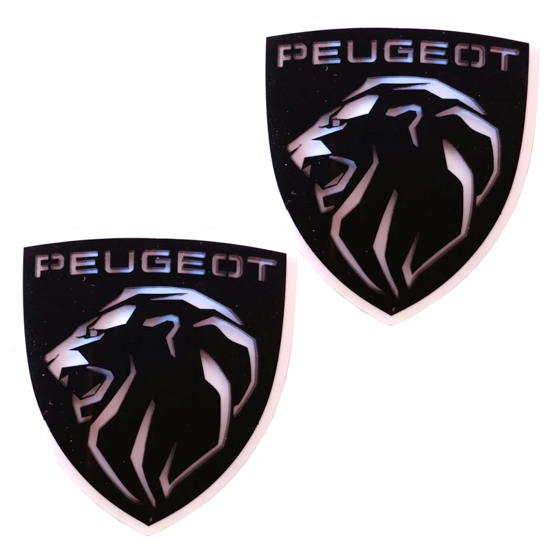 آرم خودرو مدل PGT56F-WH مناسب برای پژو 206 بسته 2 عددی