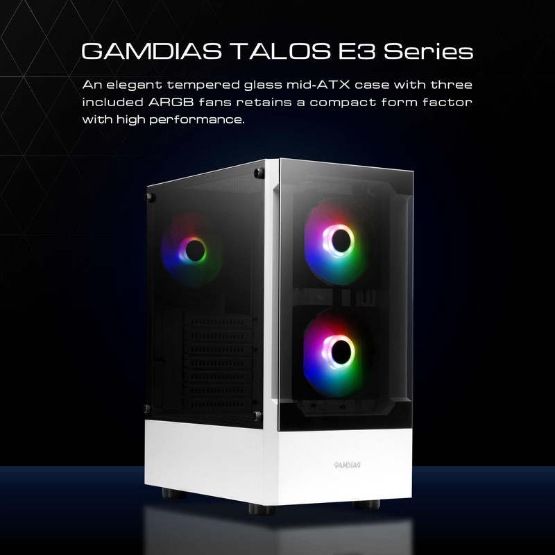 کیس کامپیوتر گیم دیاس مدل TALOS E3 WH