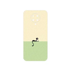 MAHOOT Minimal Internet Cat Icon Cover Sticker for Xiaomi Poco F2 Pro