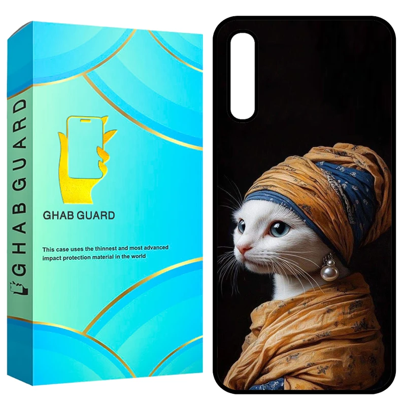 کاور قاب گارد طرح گربه مدل GCHPA50 مناسب برای گوشی موبایل سامسونگ Galaxy A50 / A50s / A30s 