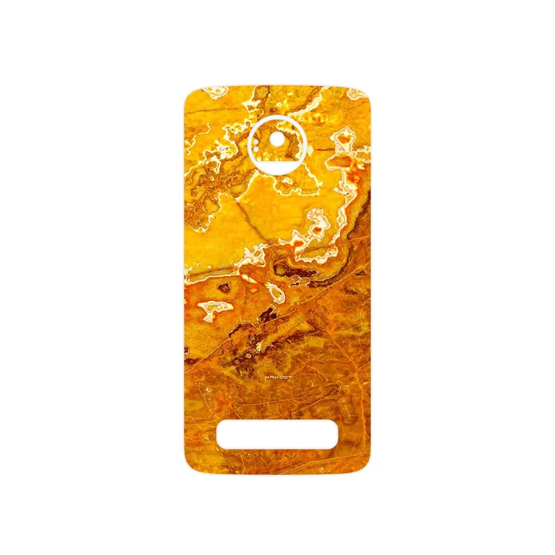 برچسب پوششی ماهوت مدل Gold Marble مناسب برای گوشی موبایل موتورولا Moto Z Play