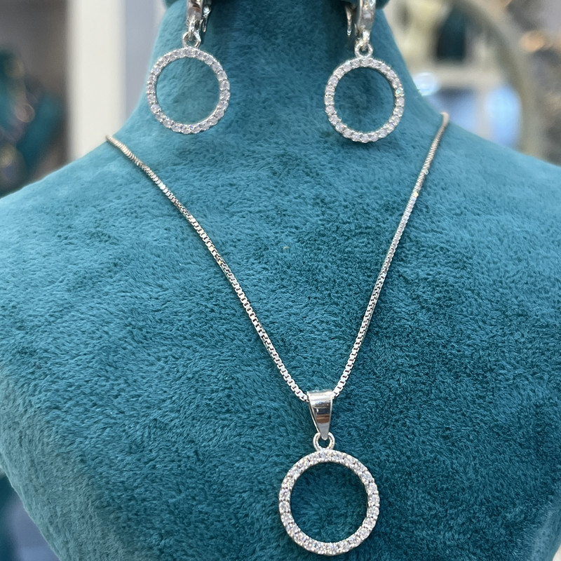 نیم ست نقره زنانه مدل جواهری نگین های اتریشی و روکش آب رادیوم کد 0016 نیم ست نقره زنانه مدل جواهری نگین های اتریشی و روکش آب رادیوم کد 0016